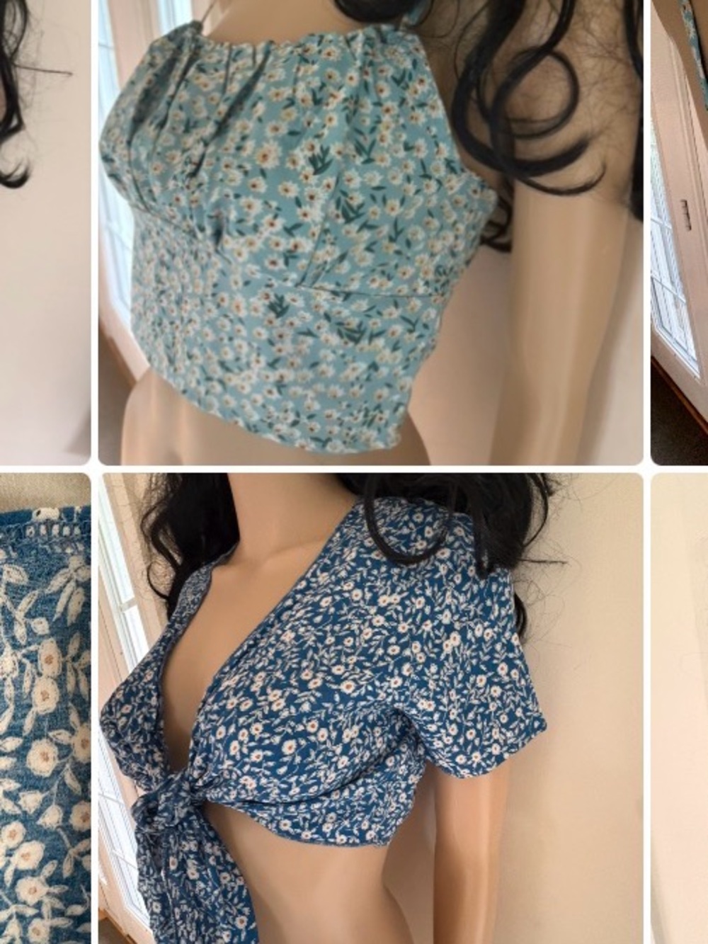 Set of Two SHEIN Crop Tops XS-New without tags
